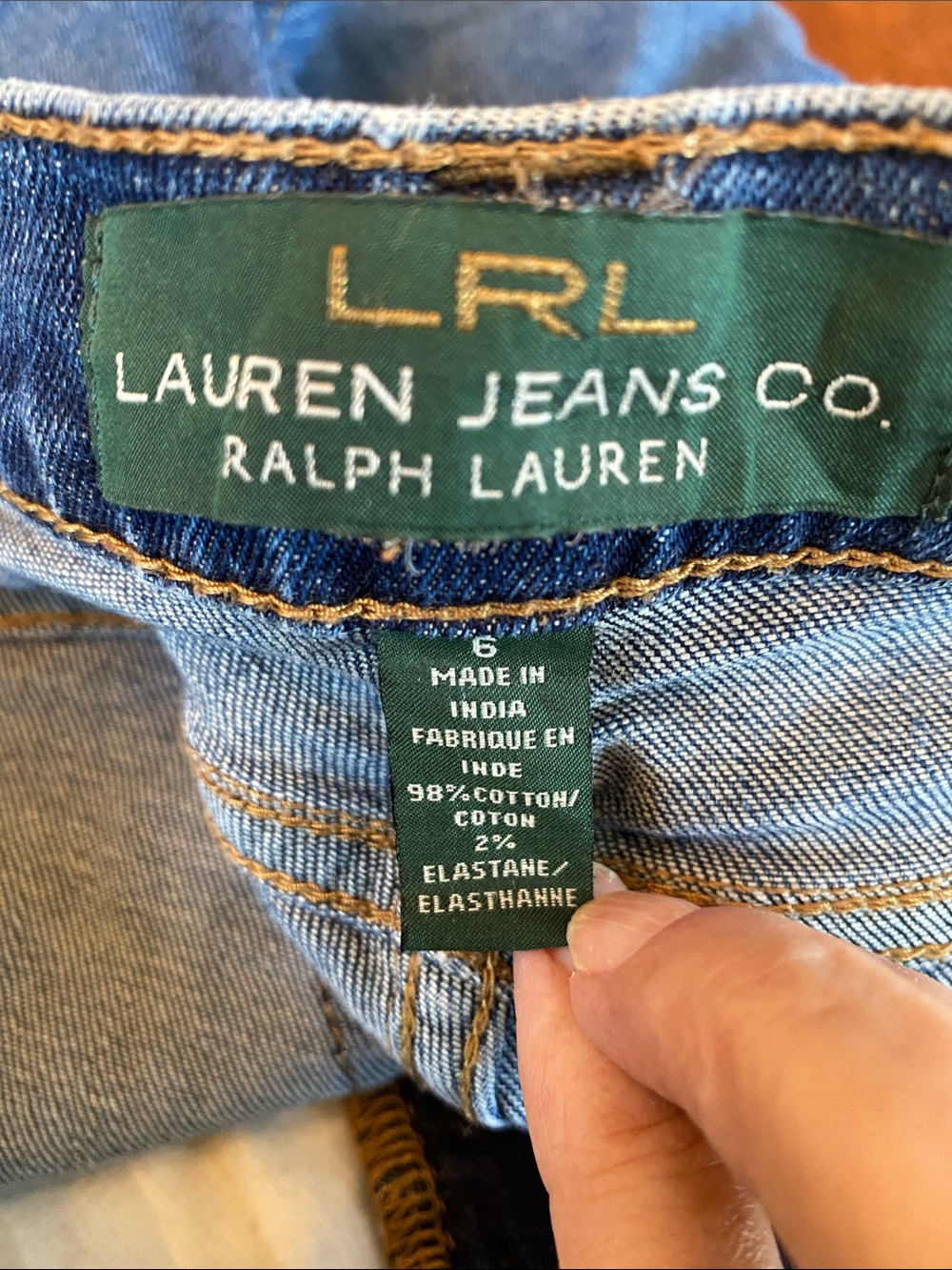 LRL / Lauren Classic Bootcut Jeans in Medium Blue Wash - Picture 3 of 10